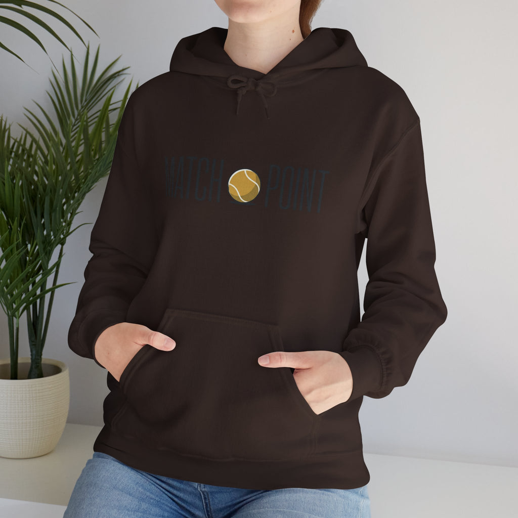 Match Point Tennis Hoodie — 'MATCH POINT' Graphic Pullover