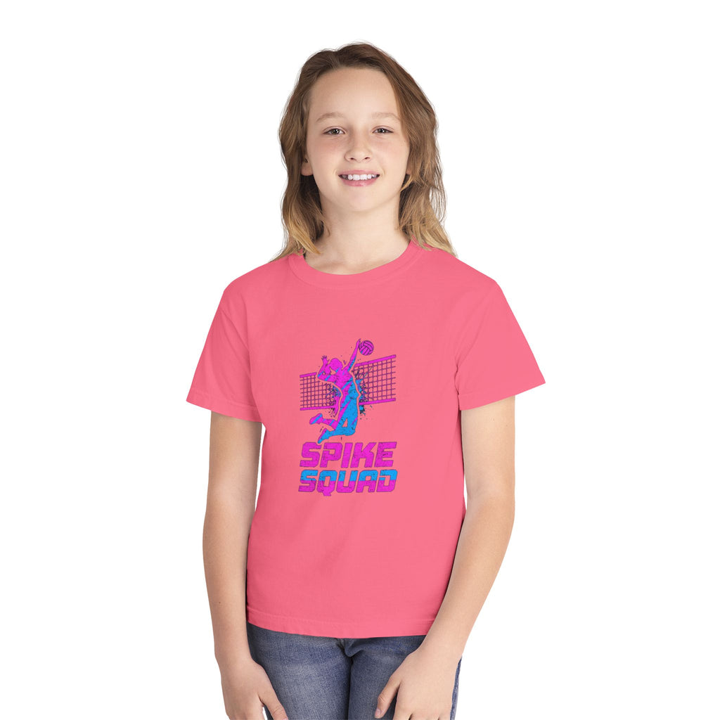 Youth Volleyball Tee — Retro ‘Spike Squad’ Graphic