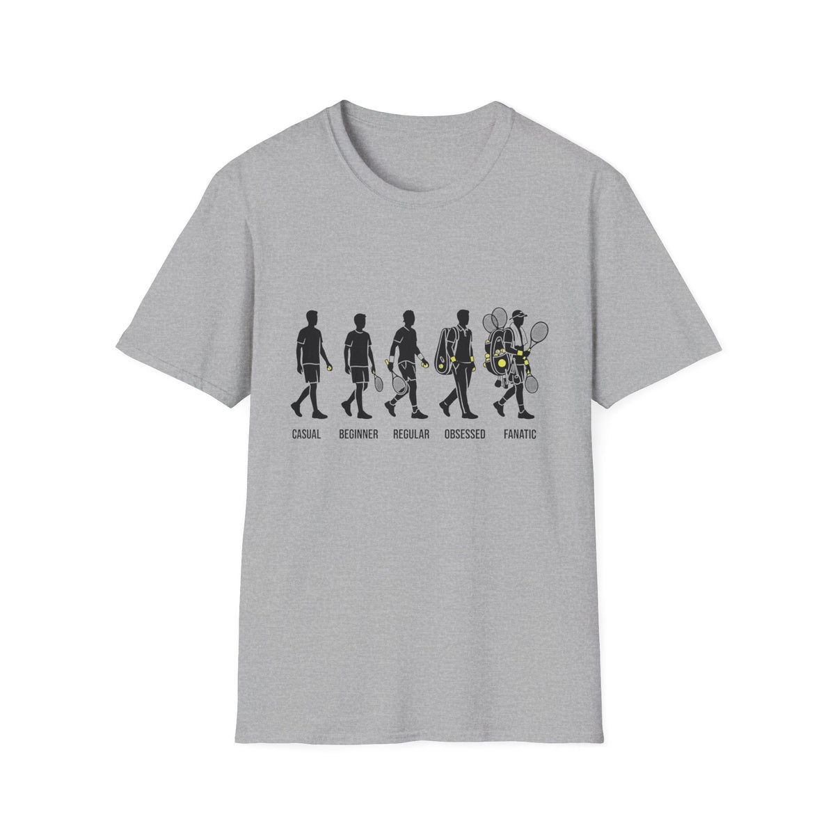 T-Shirt — Evolution of a tennis player