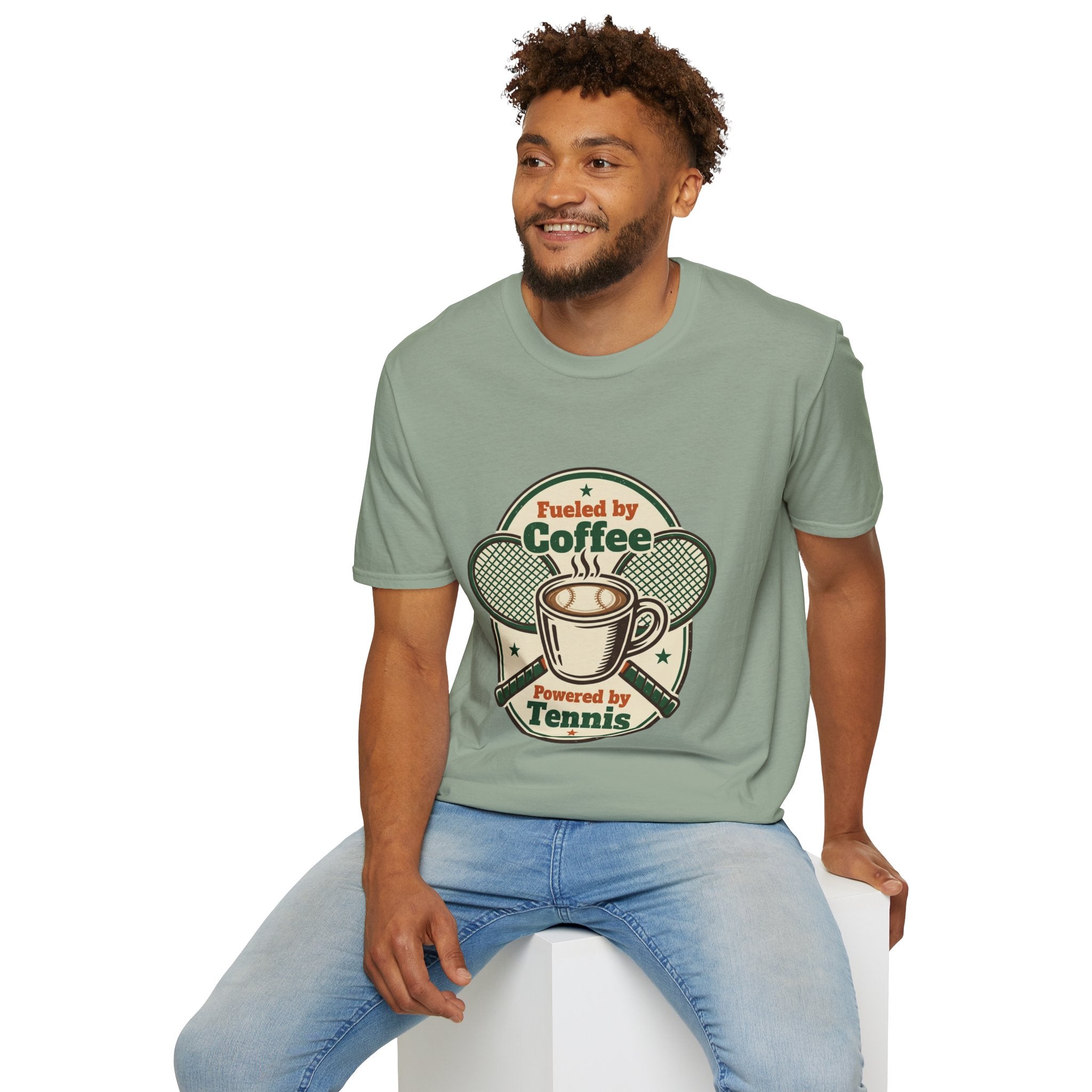 Fueled by Coffee, Powered by Tennis T-Shirt