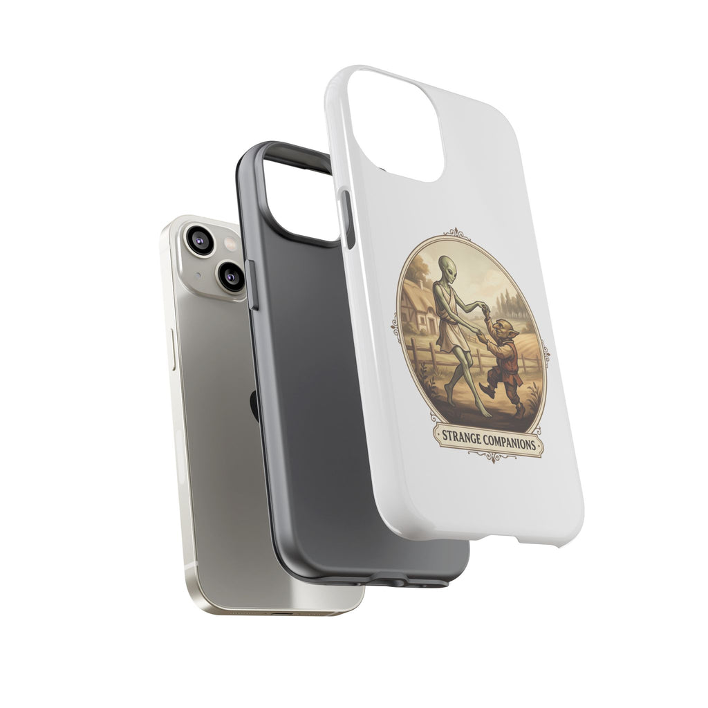 Phone Case — Vintage 'Strange Companions' Alien & Child Illustration