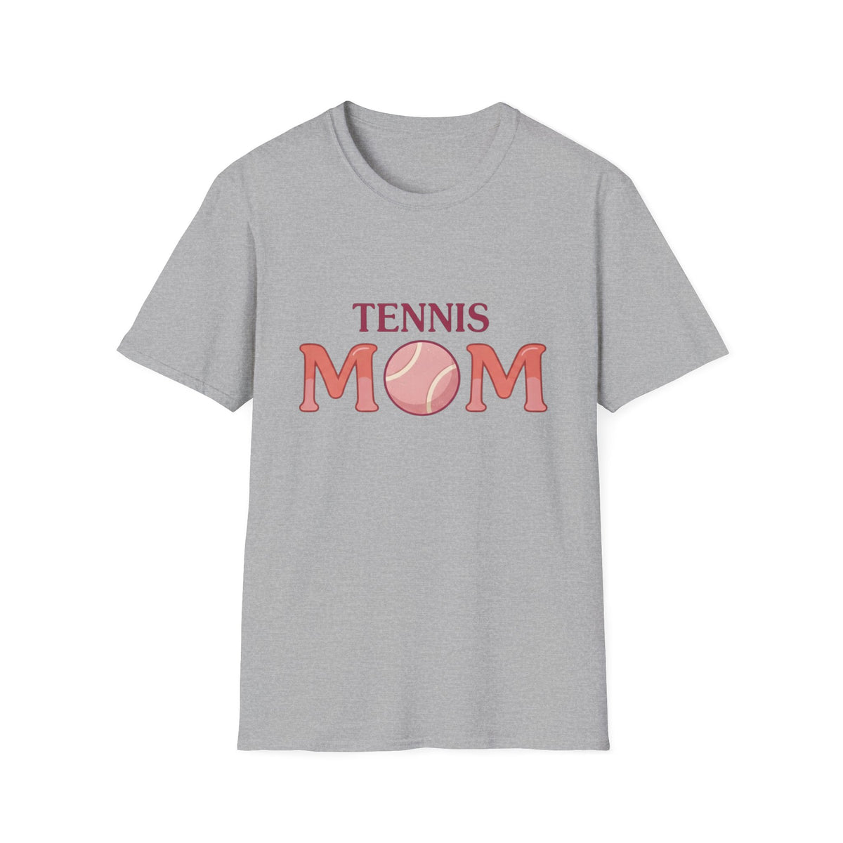 Tennis Mom T-Shirt — Pink Tennis Ball Graphic Tee