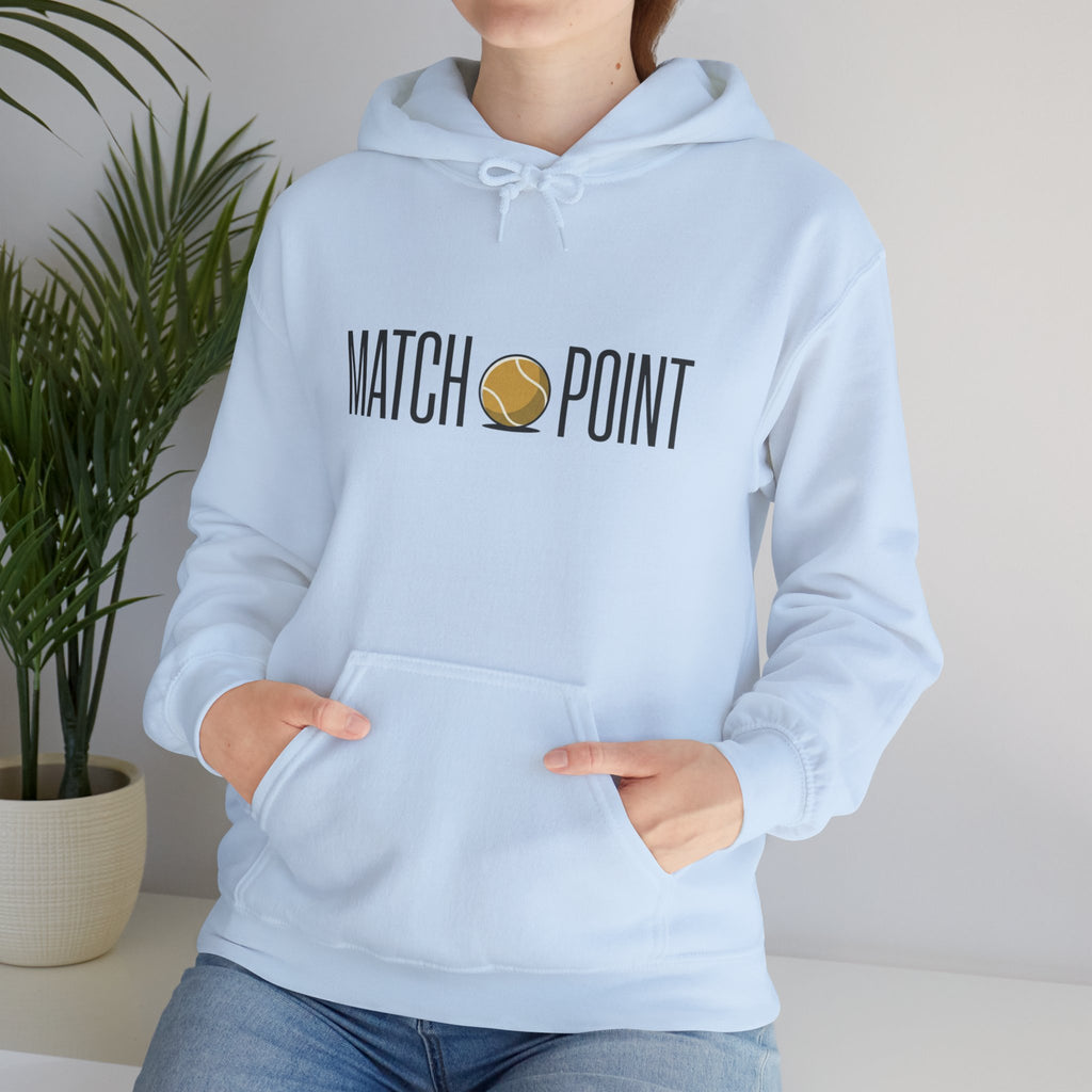 Match Point Tennis Hoodie — 'MATCH POINT' Graphic Pullover