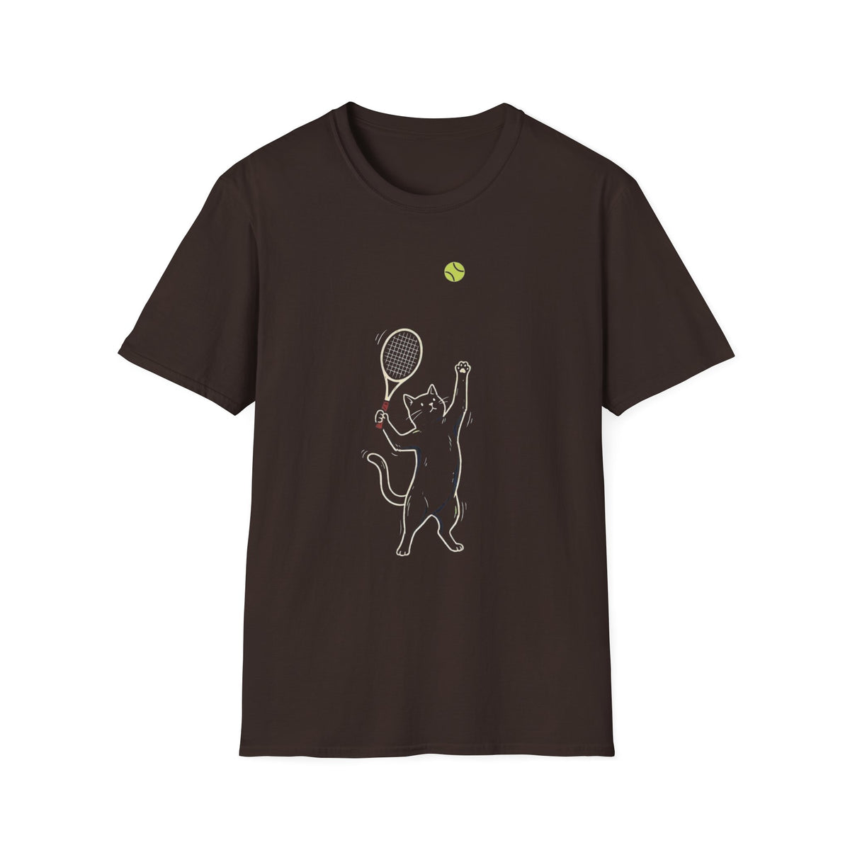 Playful Tennis Cat T-Shirt