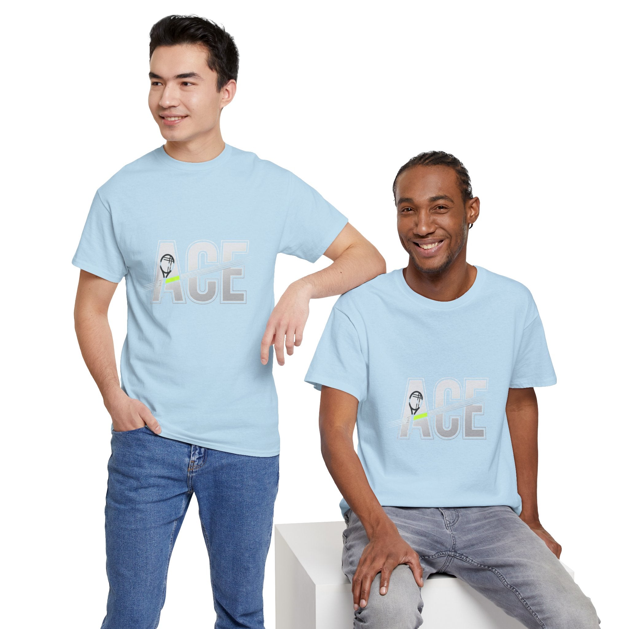 Ace Graphic Tee — Minimal Tennis 'ACE' Design