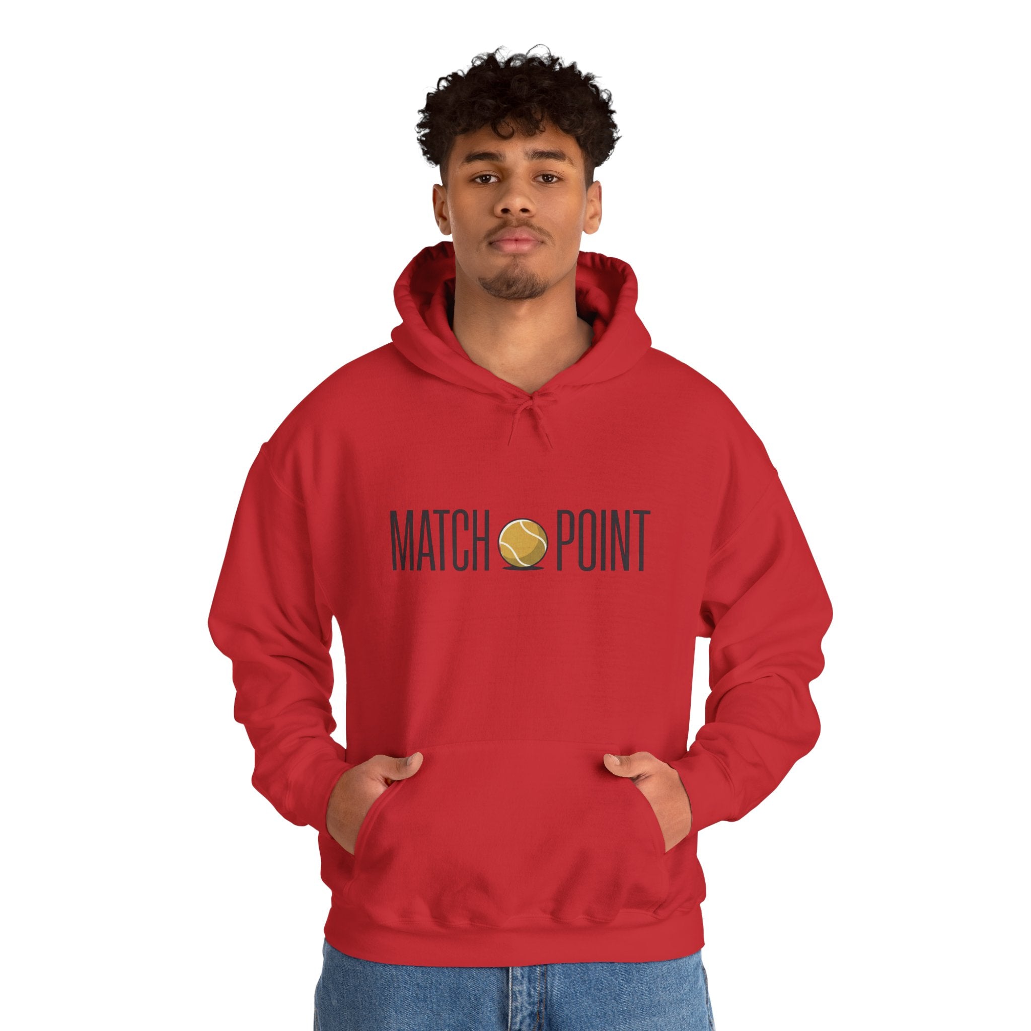 Match Point Tennis Hoodie — 'MATCH POINT' Graphic Pullover