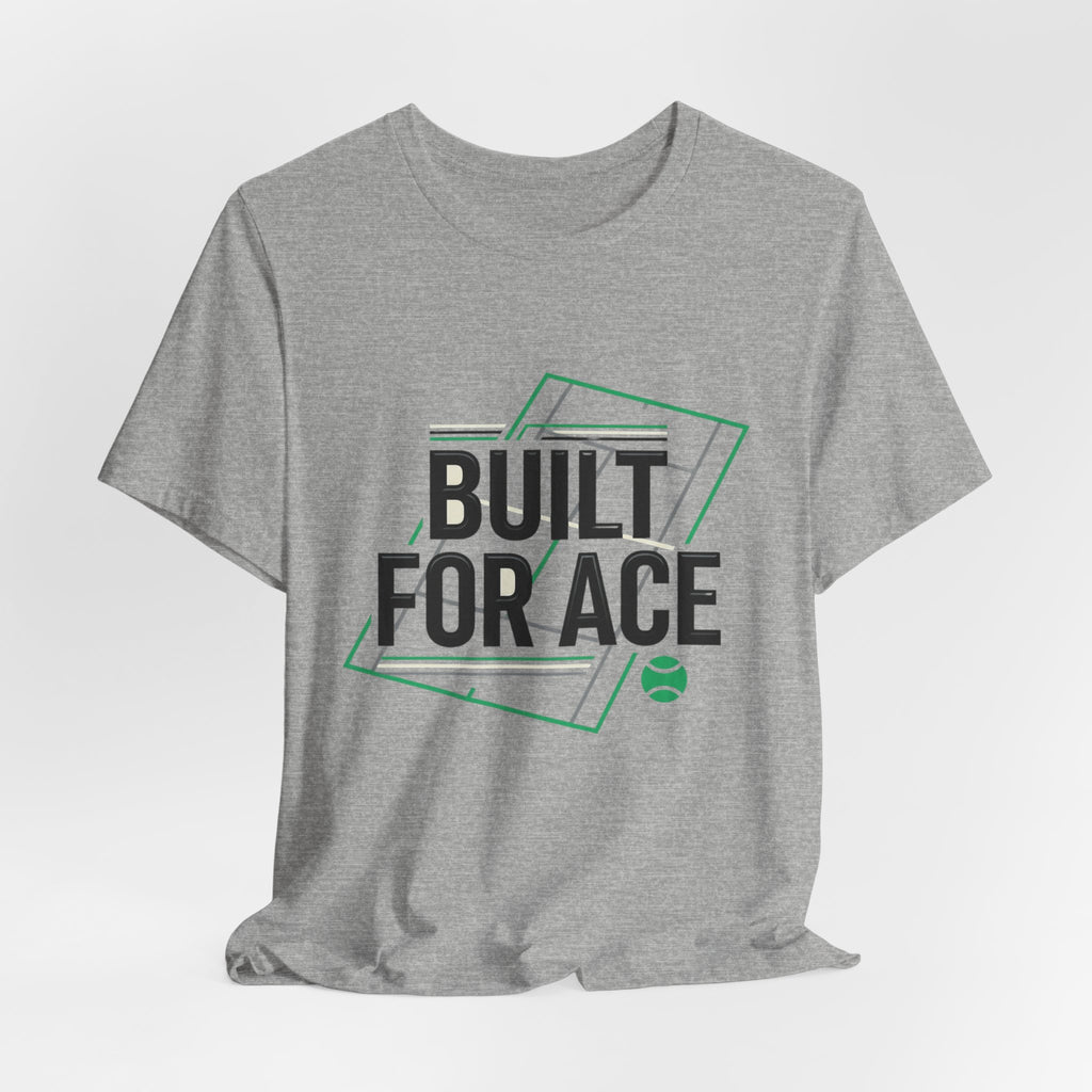 Built For Ace Tennis T‑Shirt – Retro Court Graphic Tee