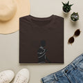 Tennis Player Silhouette T‑Shirt — Minimal Athletic Graphic Tee