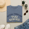 T-Shirt — "Official Tennis Dad Taxi Service" Vintage Car Dad Tee
