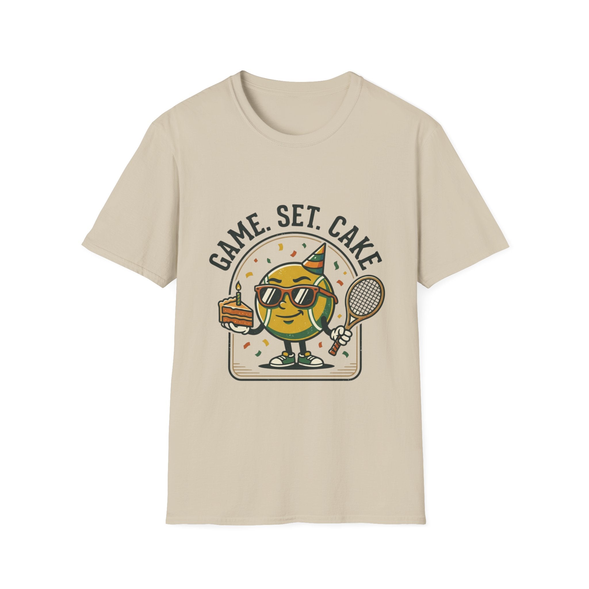Game. Set. Cake. Tennis Slice Graphic Tee