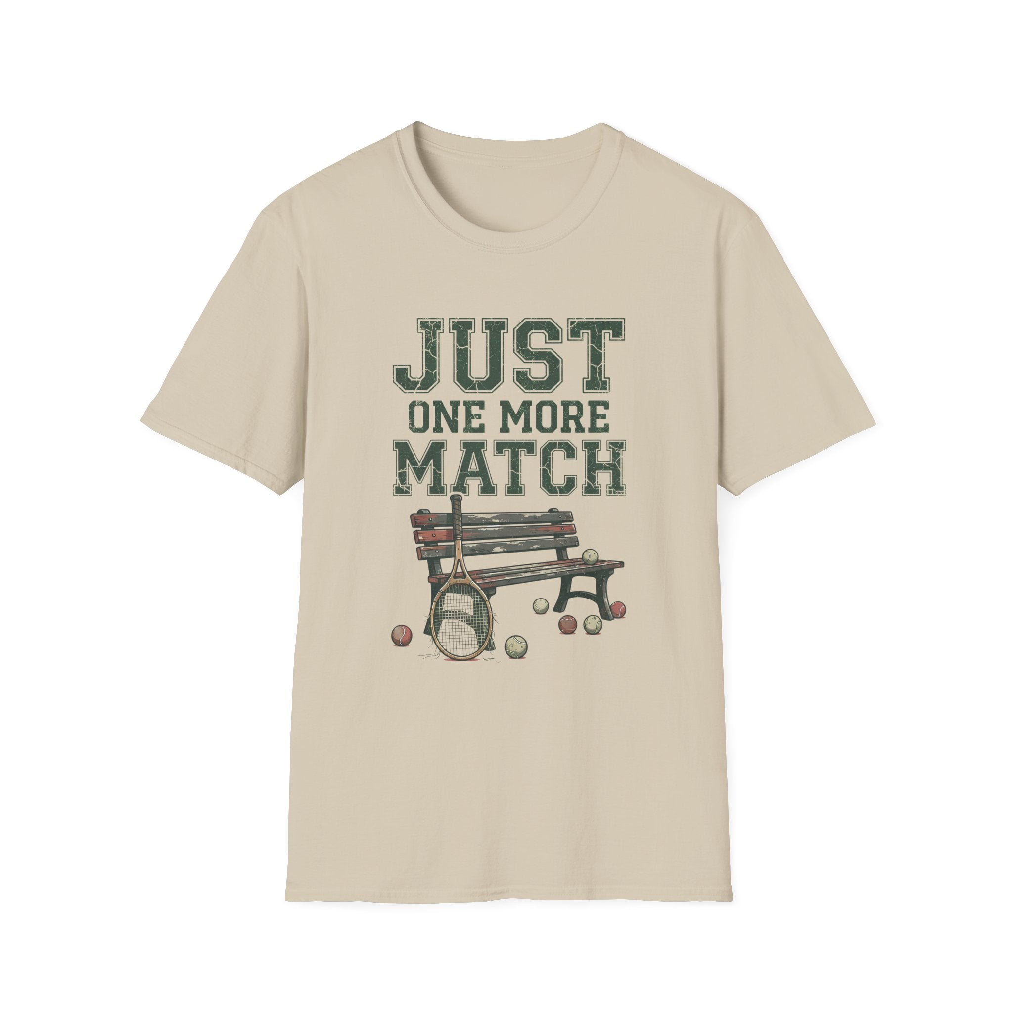 T-Shirt — “Just One More Match” Lawn Bowling / Bocce Casual Tee