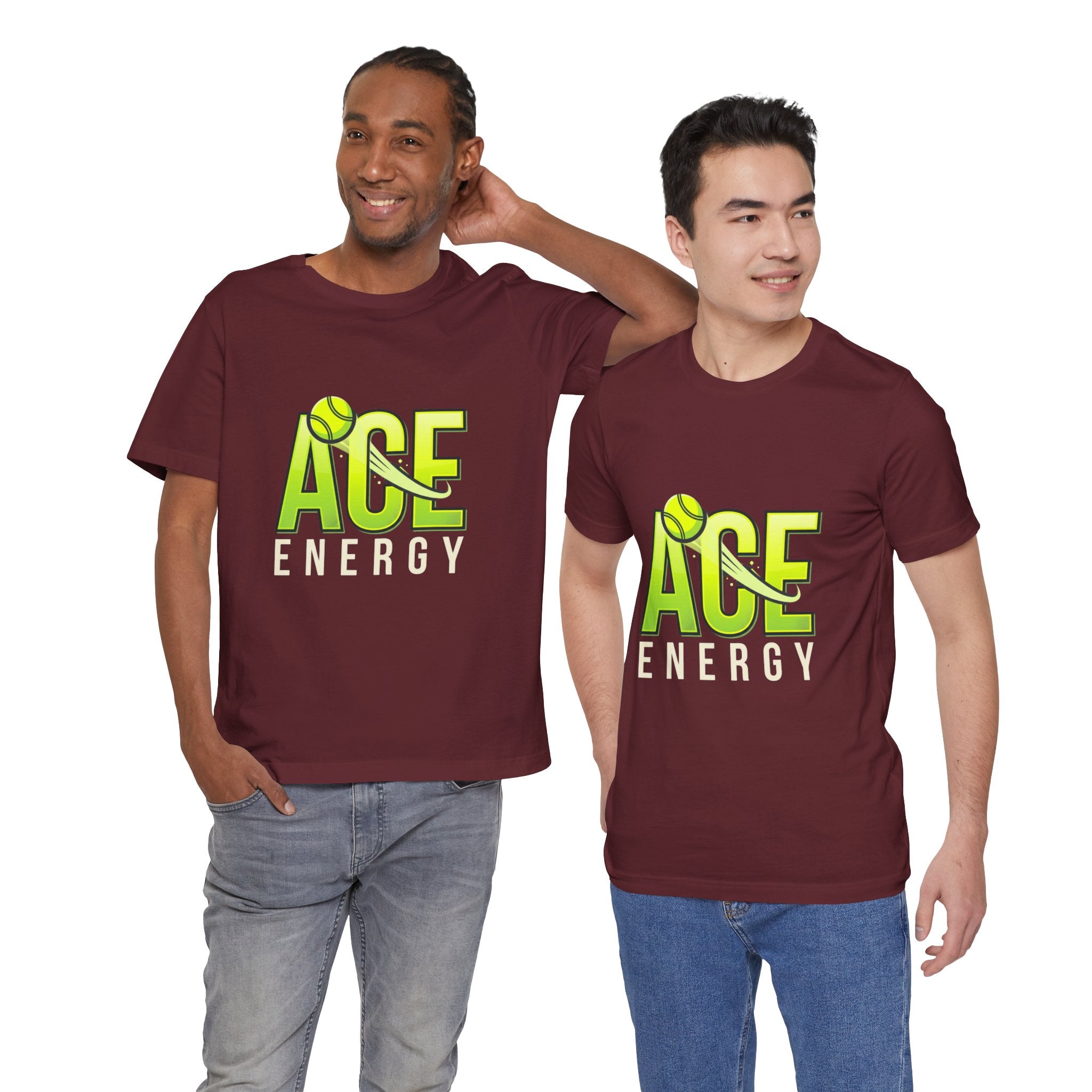 T-Shirt — "Ace Energy" Tennis Graphic Tee