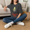 Tennis T-Shirt — "Powered By Aces" Lightning Racket Tee
