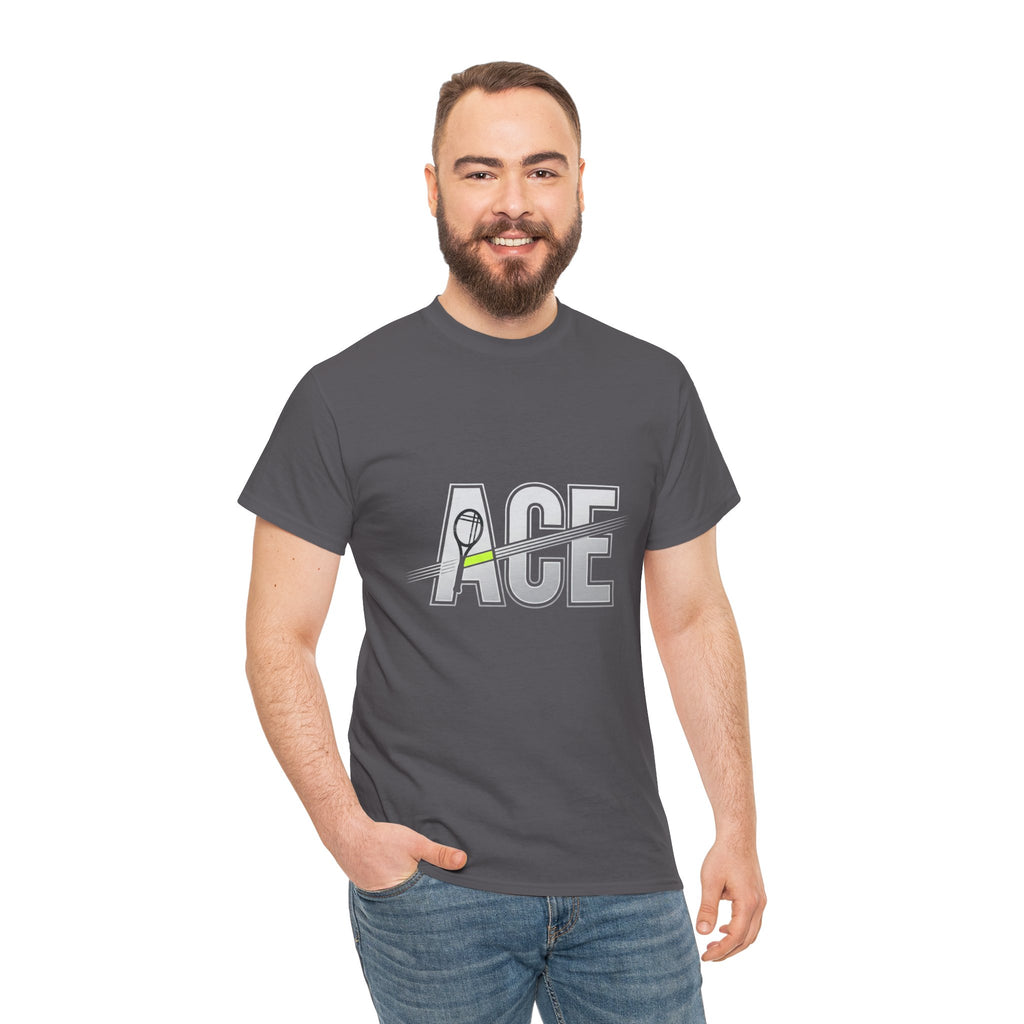 Ace Graphic Tee — Minimal Tennis 'ACE' Design