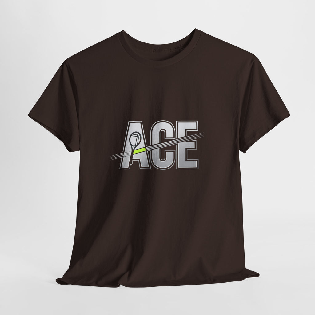 Ace Graphic Tee — Minimal Tennis 'ACE' Design