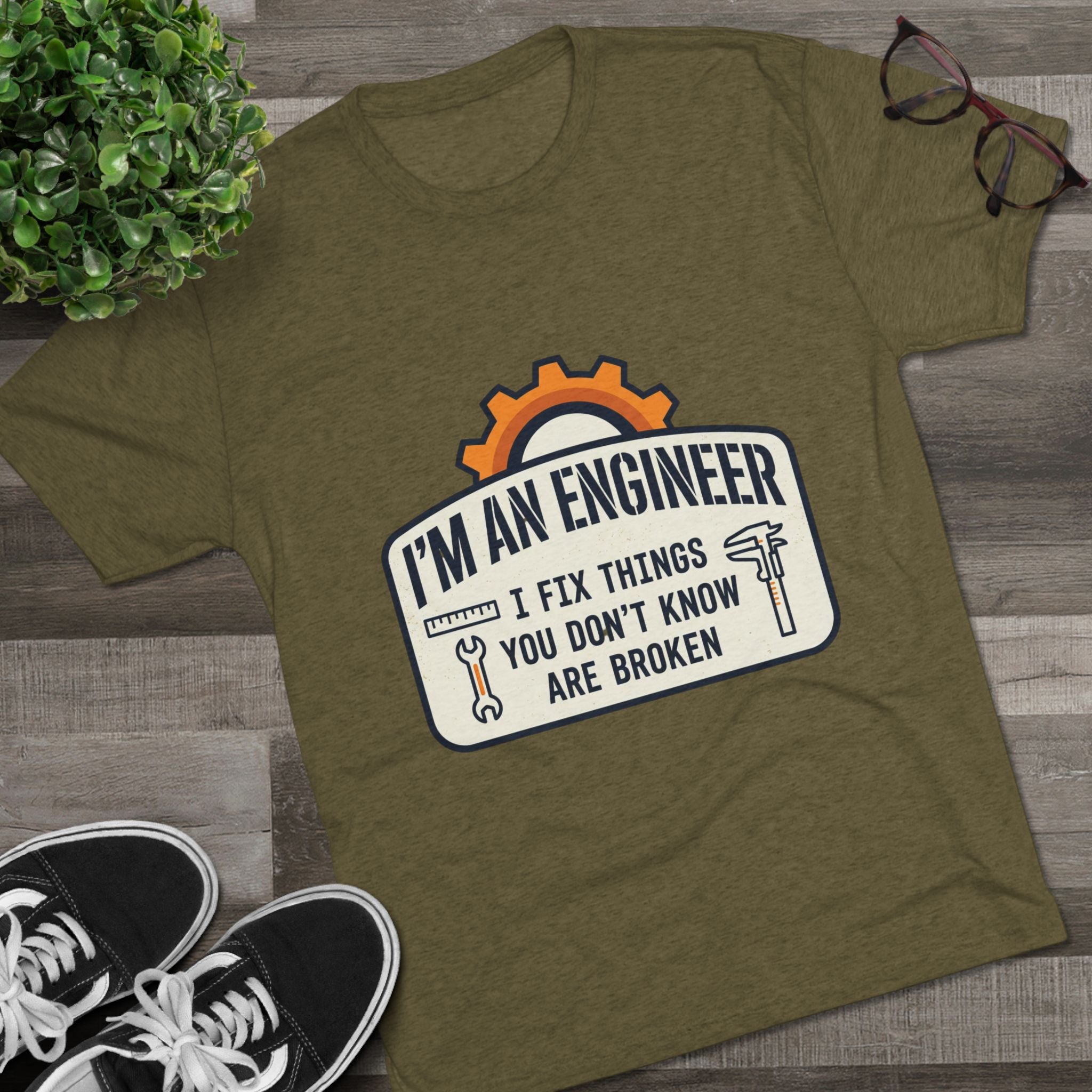 Engineer T‑Shirt – "I'm An Engineer: I Fix Things You Don't Know Are Broken" Graphic Tee