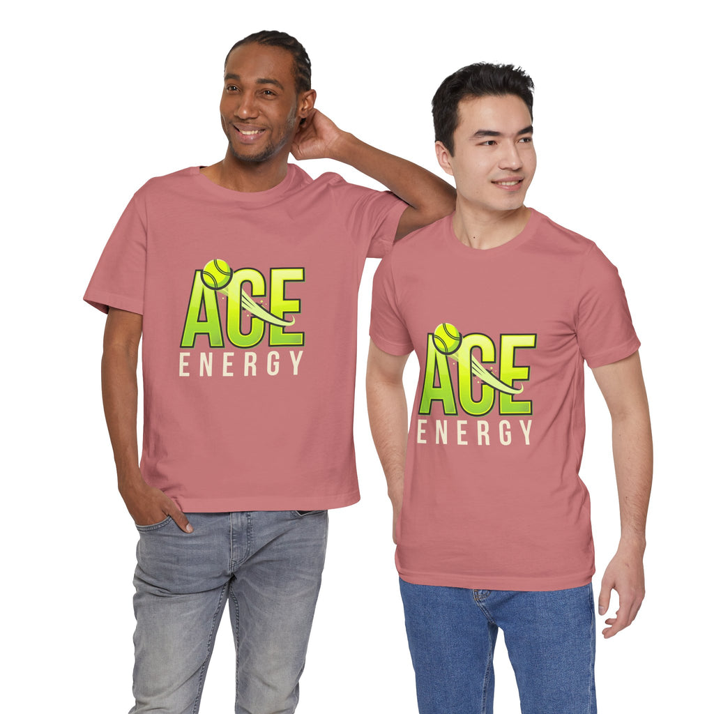 T-Shirt — "Ace Energy" Tennis Graphic Tee