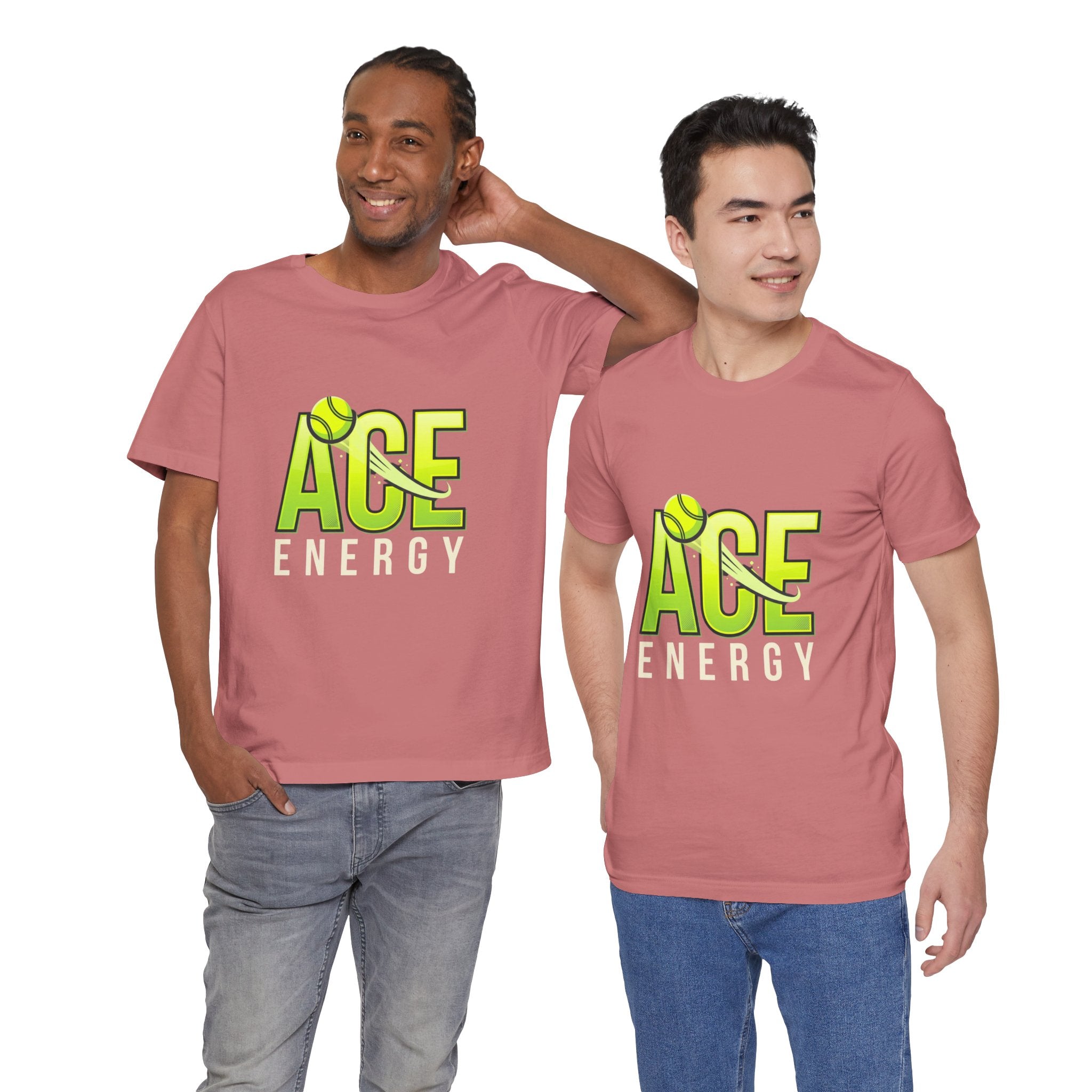 T-Shirt — "Ace Energy" Tennis Graphic Tee