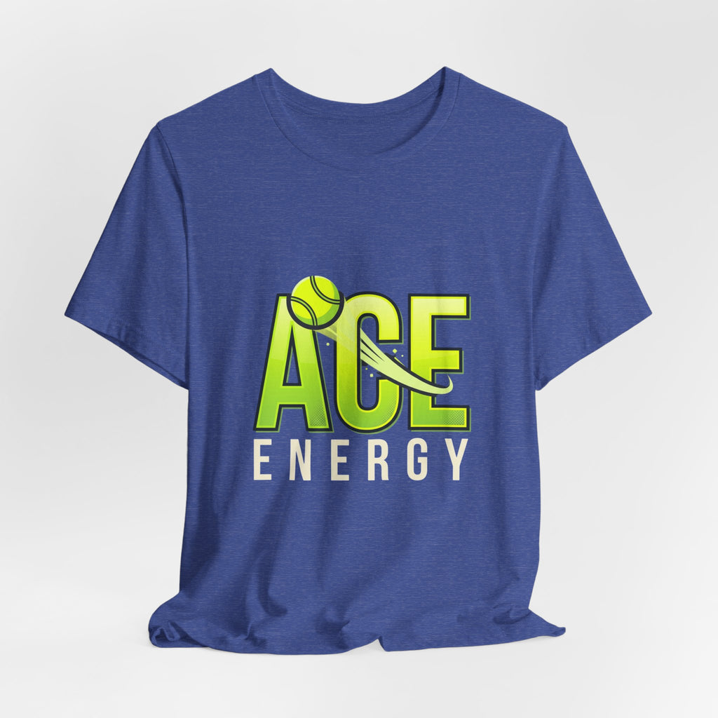 T-Shirt — "Ace Energy" Tennis Graphic Tee