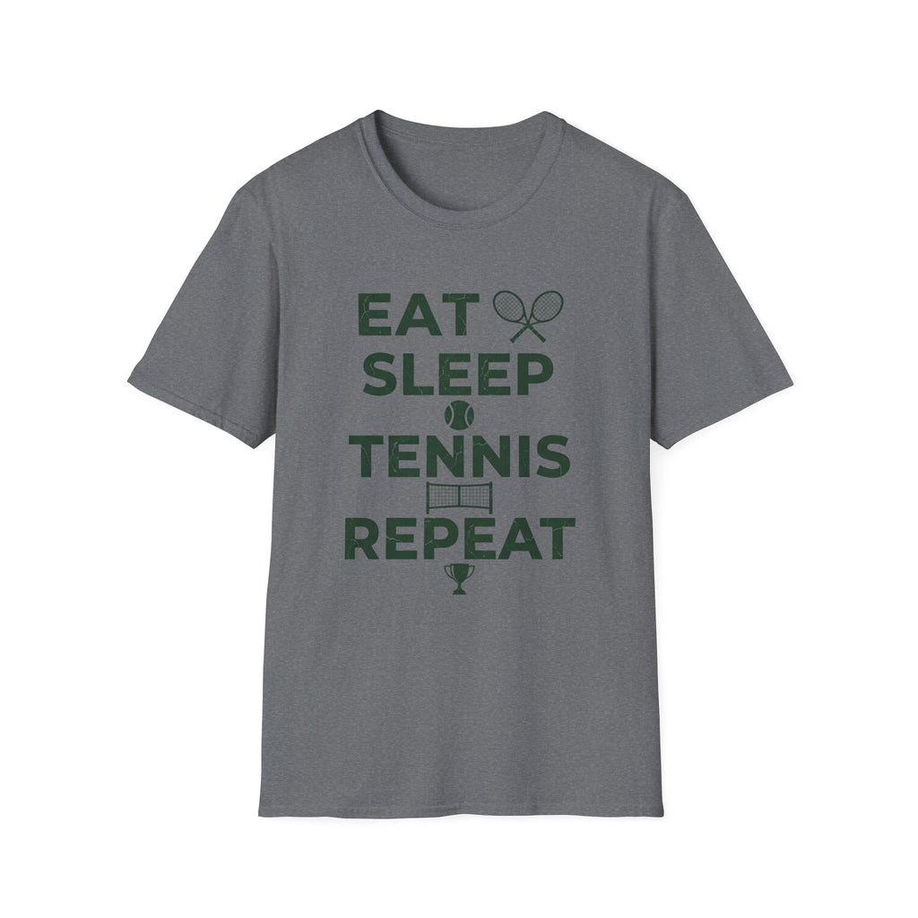 Eat Sleep Tennis Repeat Tee — Tennis Lover T-Shirt