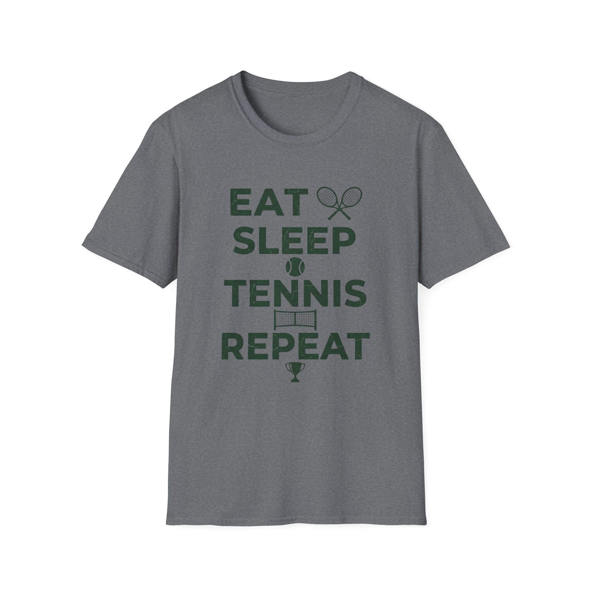 Eat Sleep Tennis Repeat Tee — Tennis Lover T-Shirt