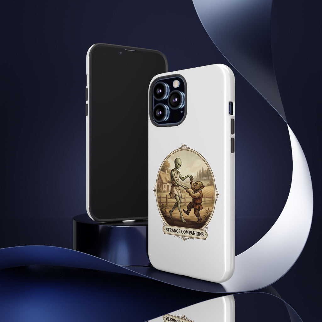 Phone Case — Vintage 'Strange Companions' Alien & Child Illustration