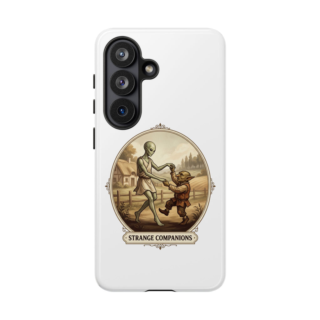 Phone Case — Vintage 'Strange Companions' Alien & Child Illustration