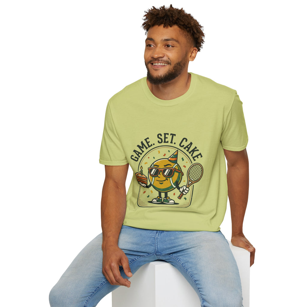 Game. Set. Cake. Tennis Slice Graphic Tee