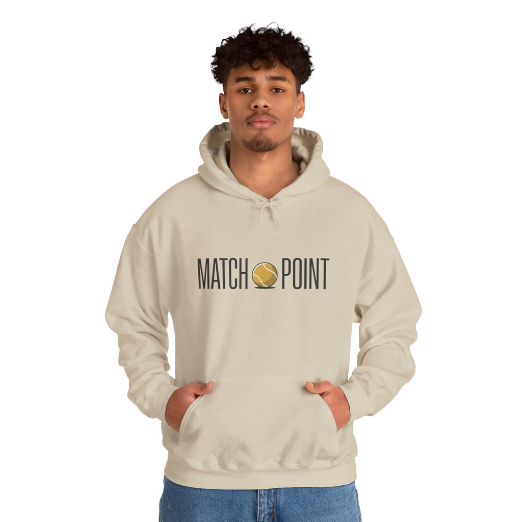 Match Point Tennis Hoodie — 'MATCH POINT' Graphic Pullover