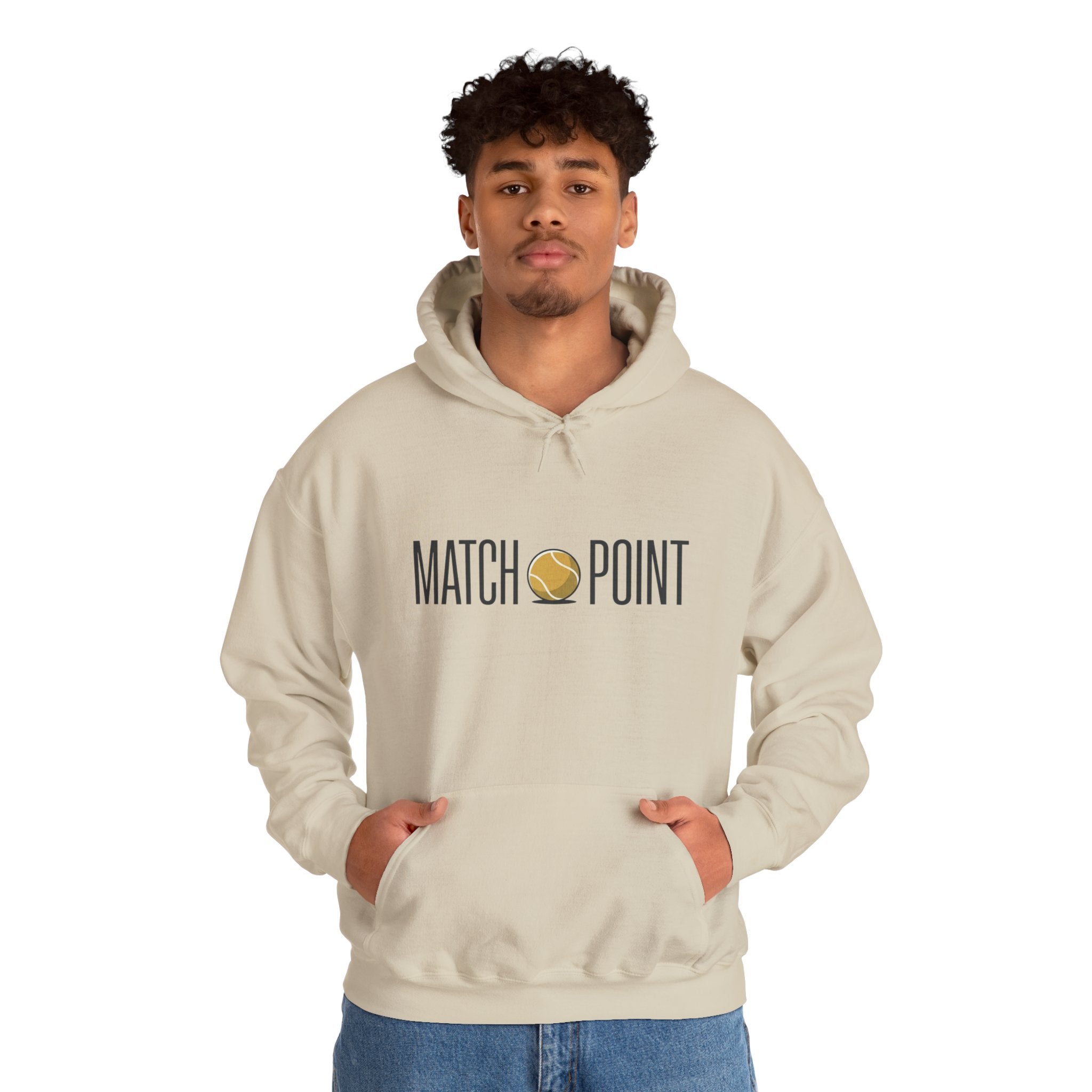 Match Point Tennis Hoodie — 'MATCH POINT' Graphic Pullover