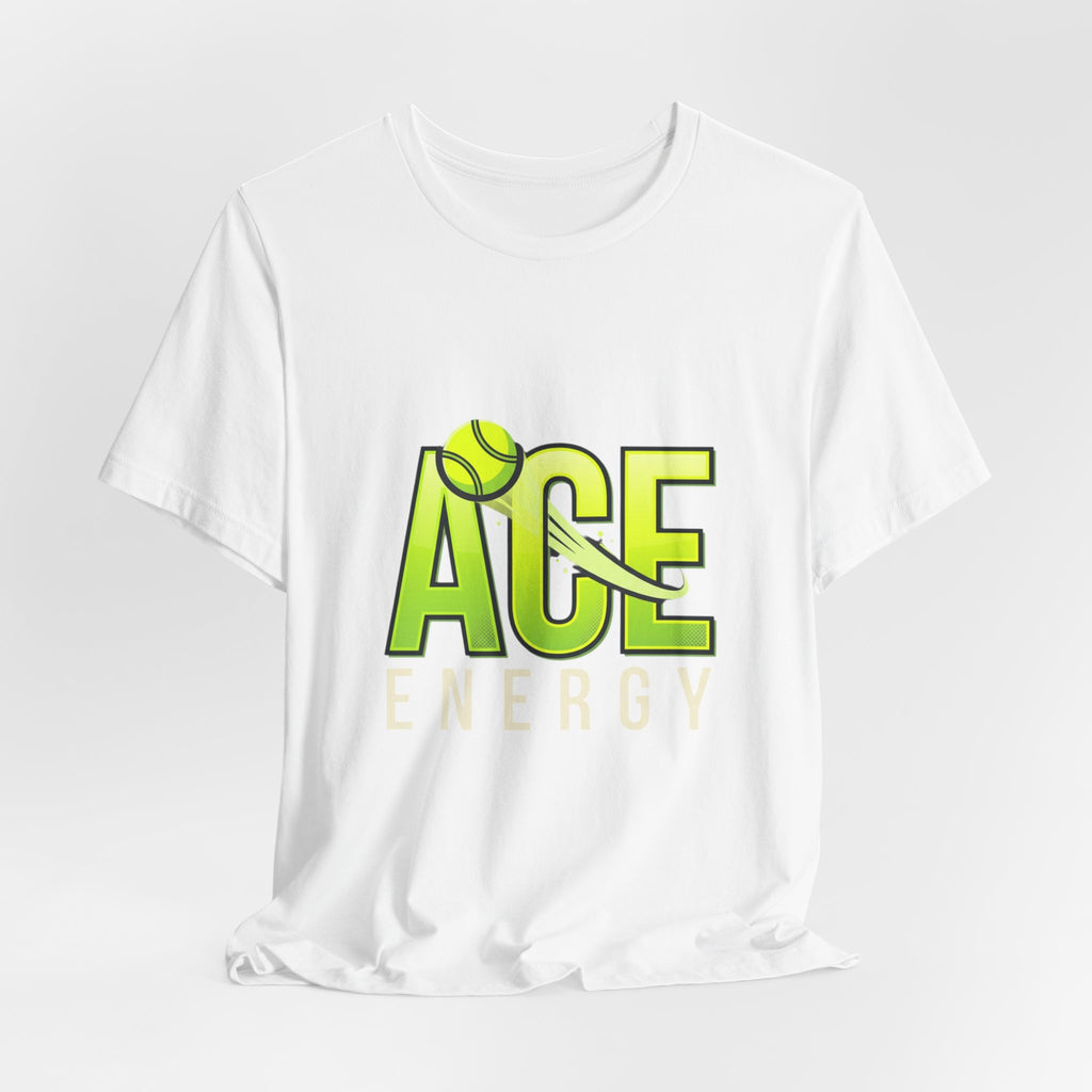 T-Shirt — "Ace Energy" Tennis Graphic Tee