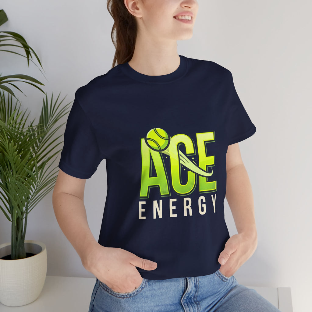 T-Shirt — "Ace Energy" Tennis Graphic Tee