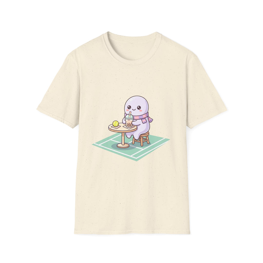 Cute Seal Cafe T-Shirt — Kawaii Sea Otter Drinking Bubble Tea