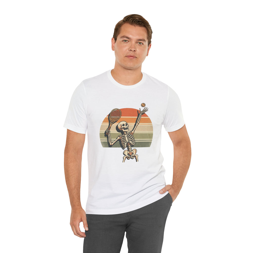 Skeleton Tennis Vintage Sunset Tee