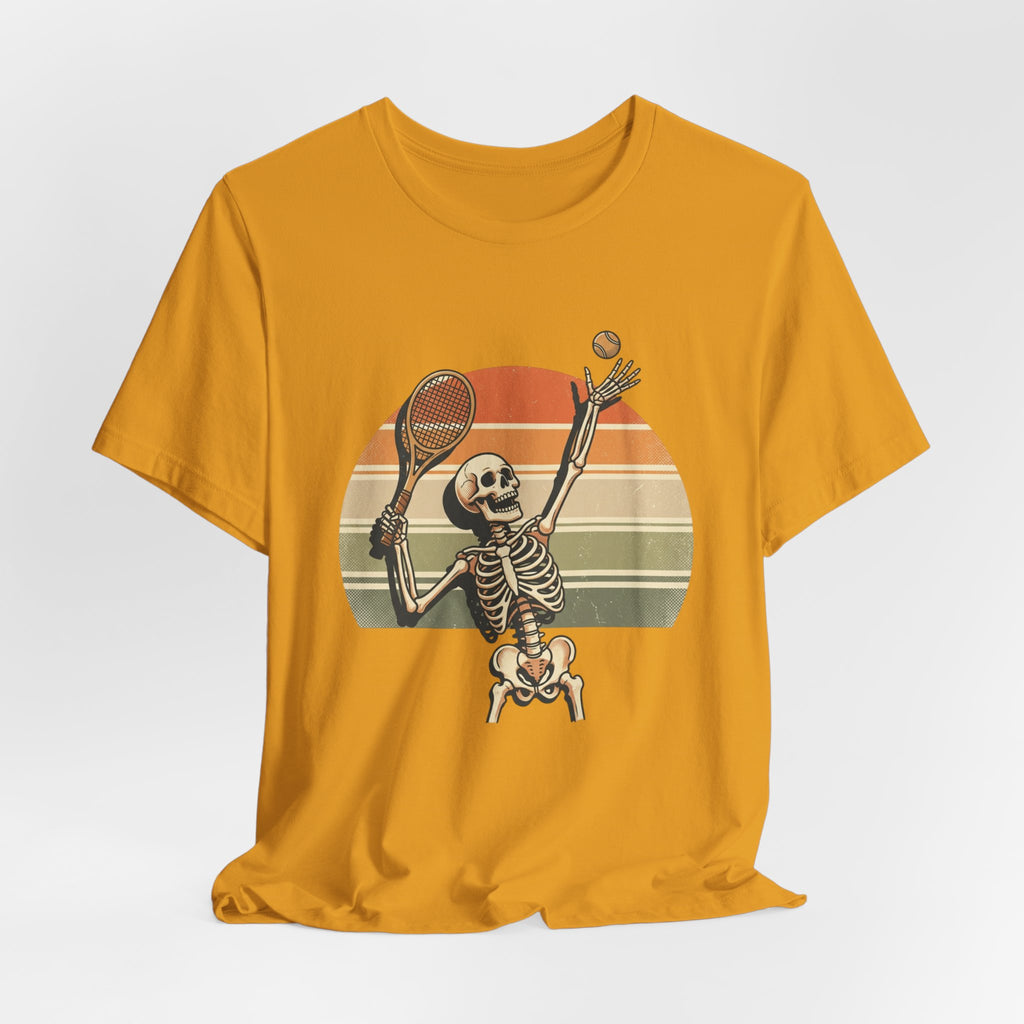 Skeleton Tennis Vintage Sunset Tee