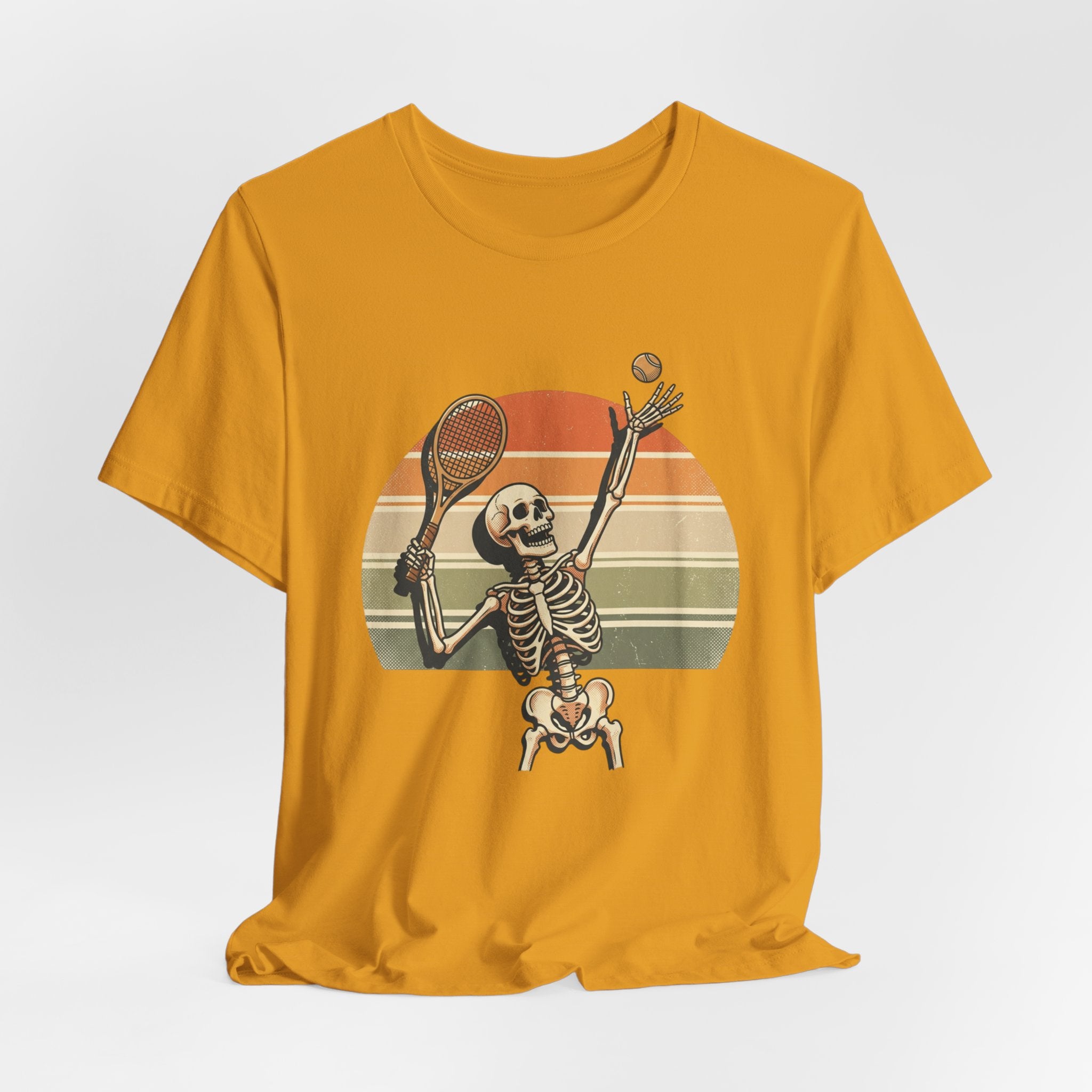 Skeleton Tennis Vintage Sunset Tee