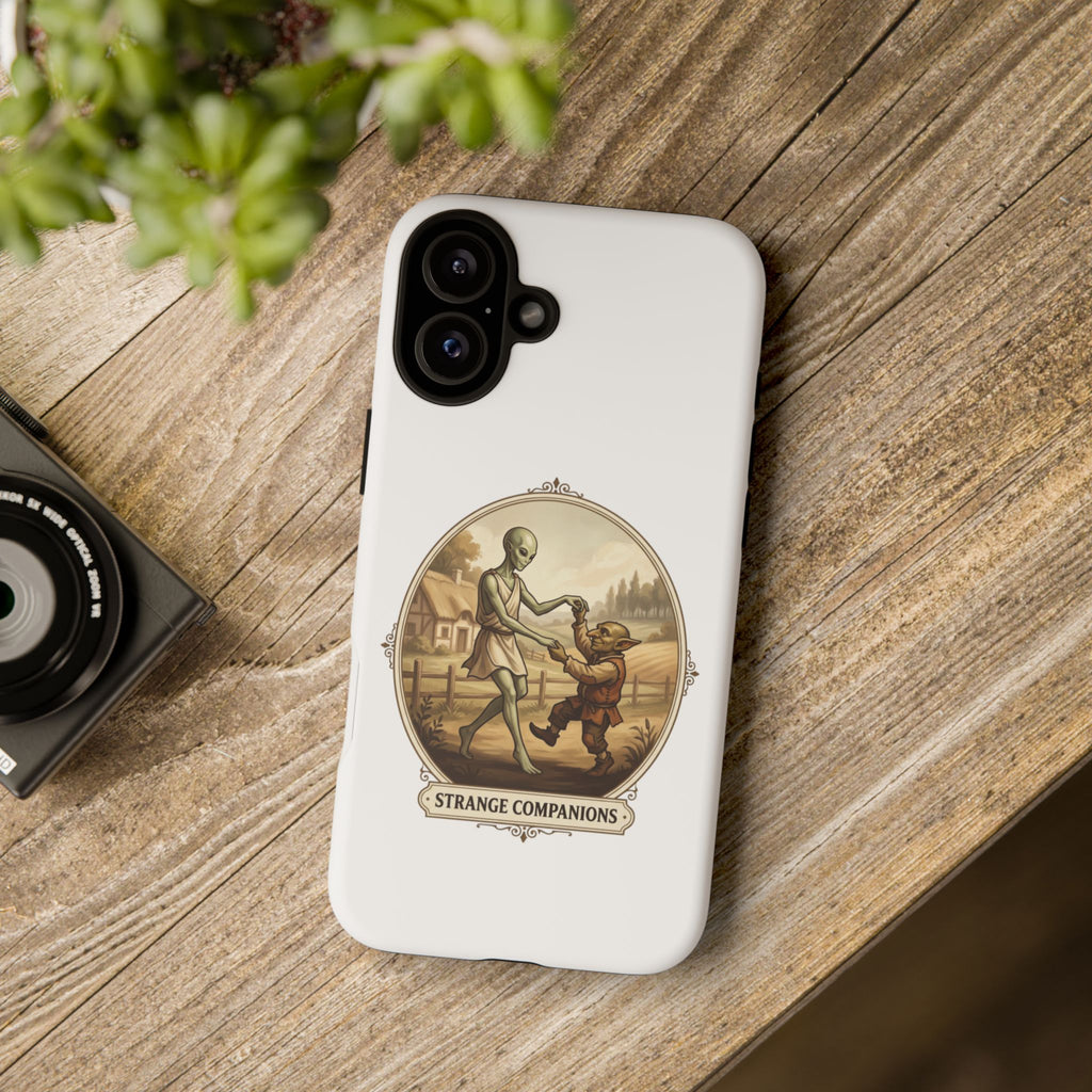 Phone Case — Vintage 'Strange Companions' Alien & Child Illustration