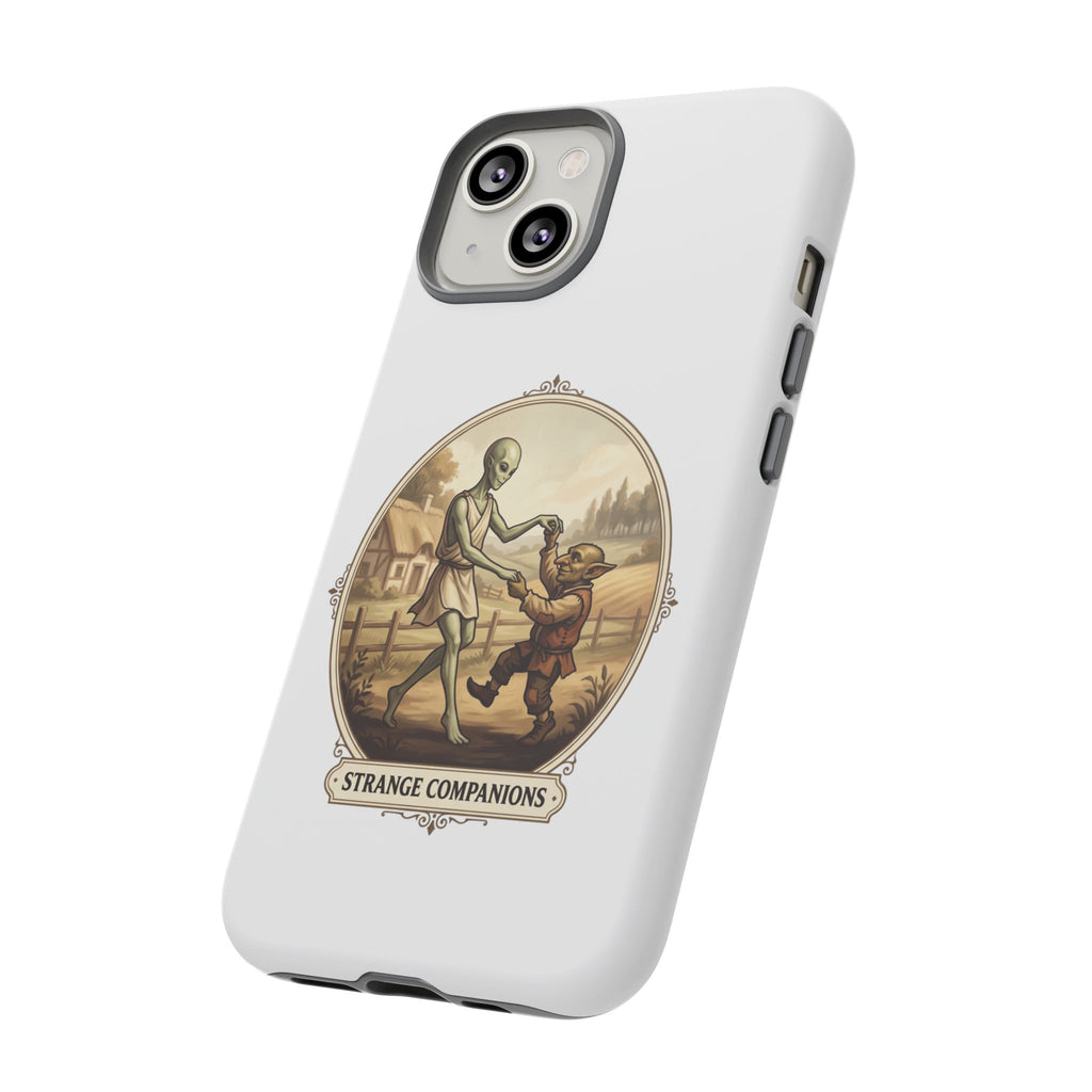 Phone Case — Vintage 'Strange Companions' Alien & Child Illustration