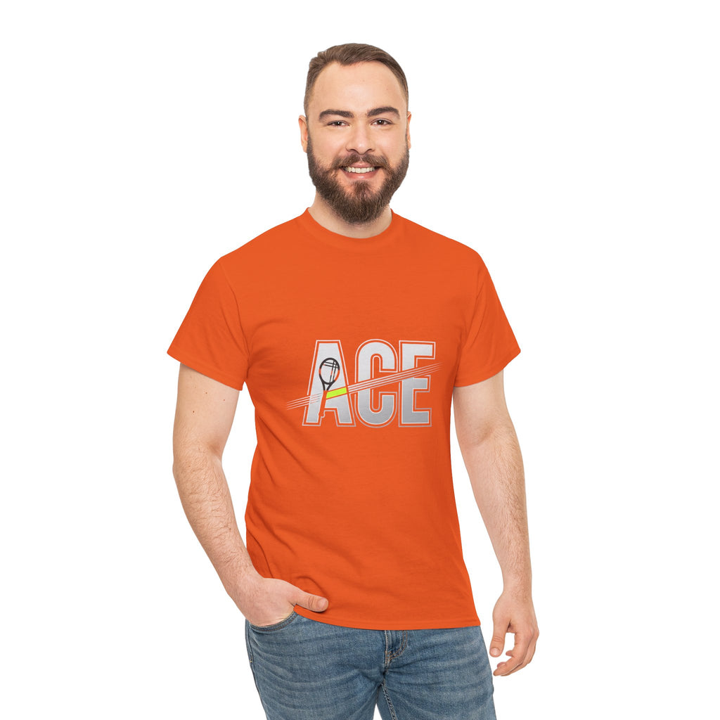 Ace Graphic Tee — Minimal Tennis 'ACE' Design