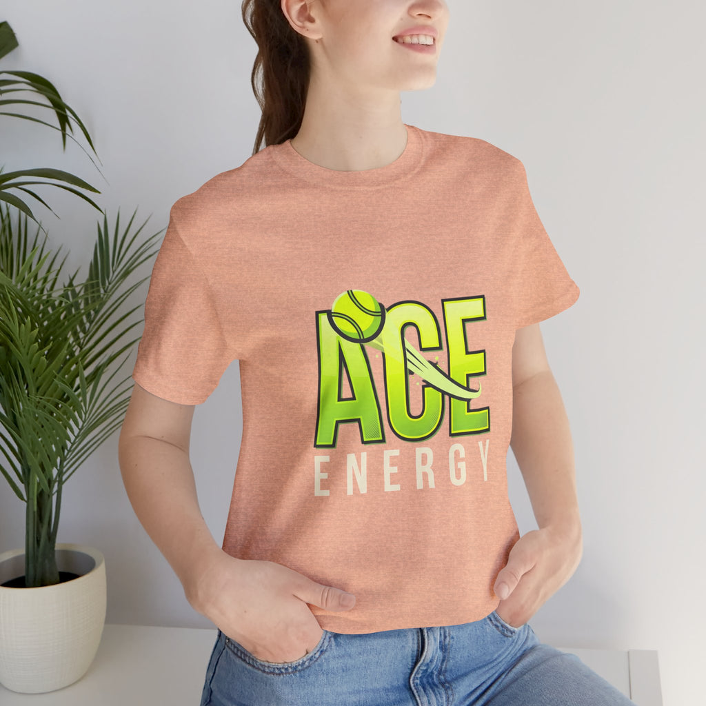 T-Shirt — "Ace Energy" Tennis Graphic Tee