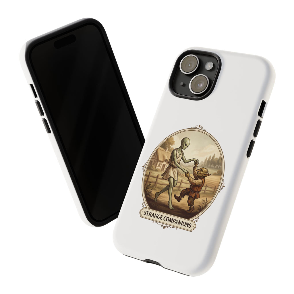 Phone Case — Vintage 'Strange Companions' Alien & Child Illustration