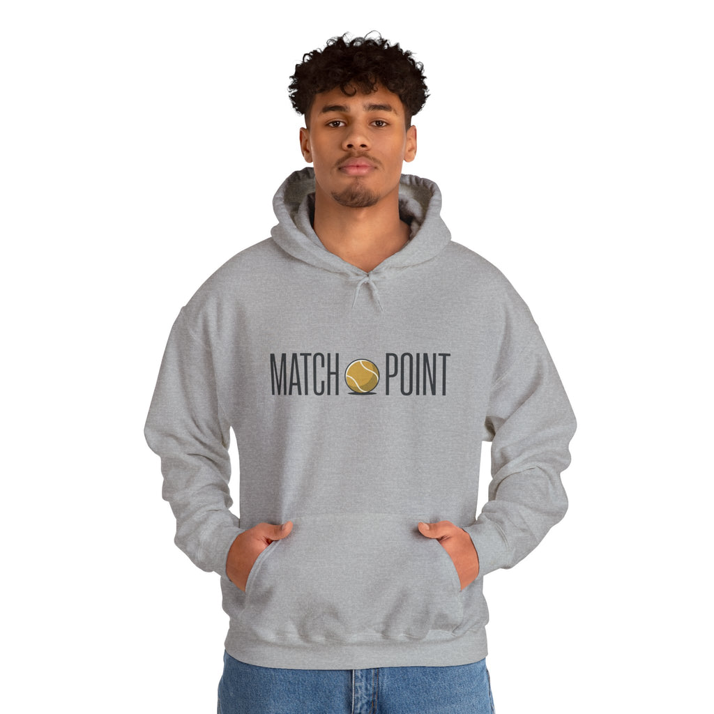 Match Point Tennis Hoodie — 'MATCH POINT' Graphic Pullover