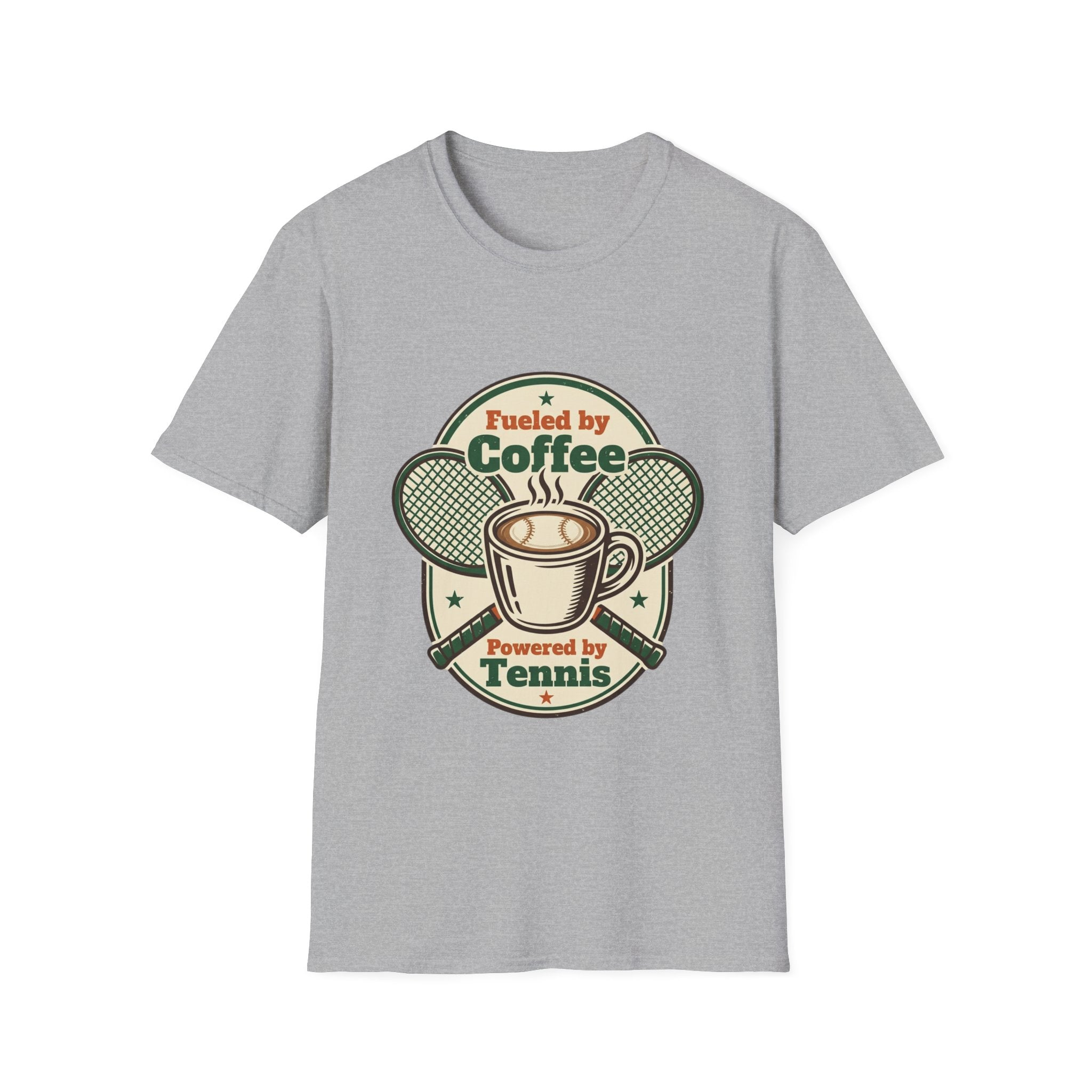 Fueled by Coffee, Powered by Tennis T-Shirt