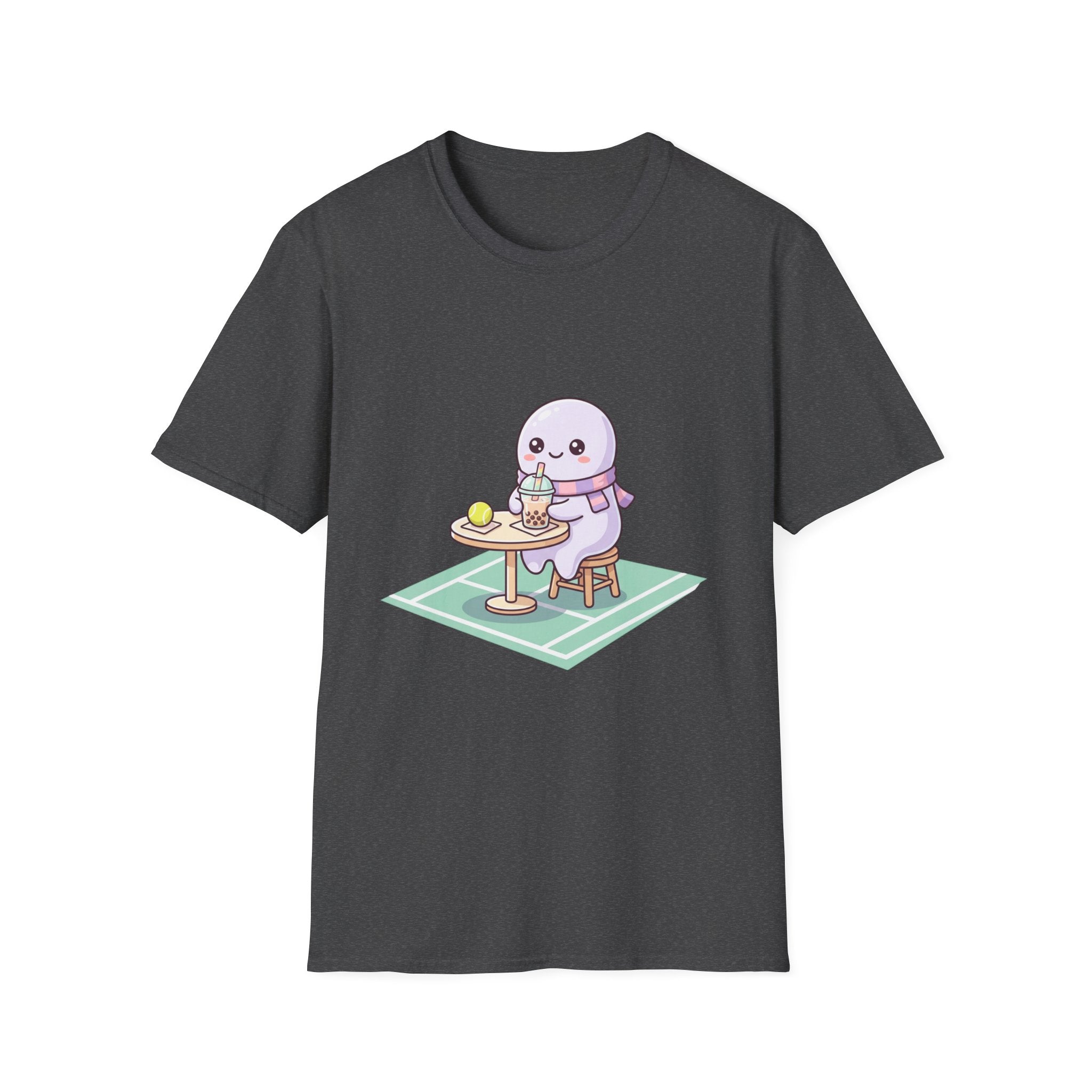 Cute Seal Cafe T-Shirt — Kawaii Sea Otter Drinking Bubble Tea
