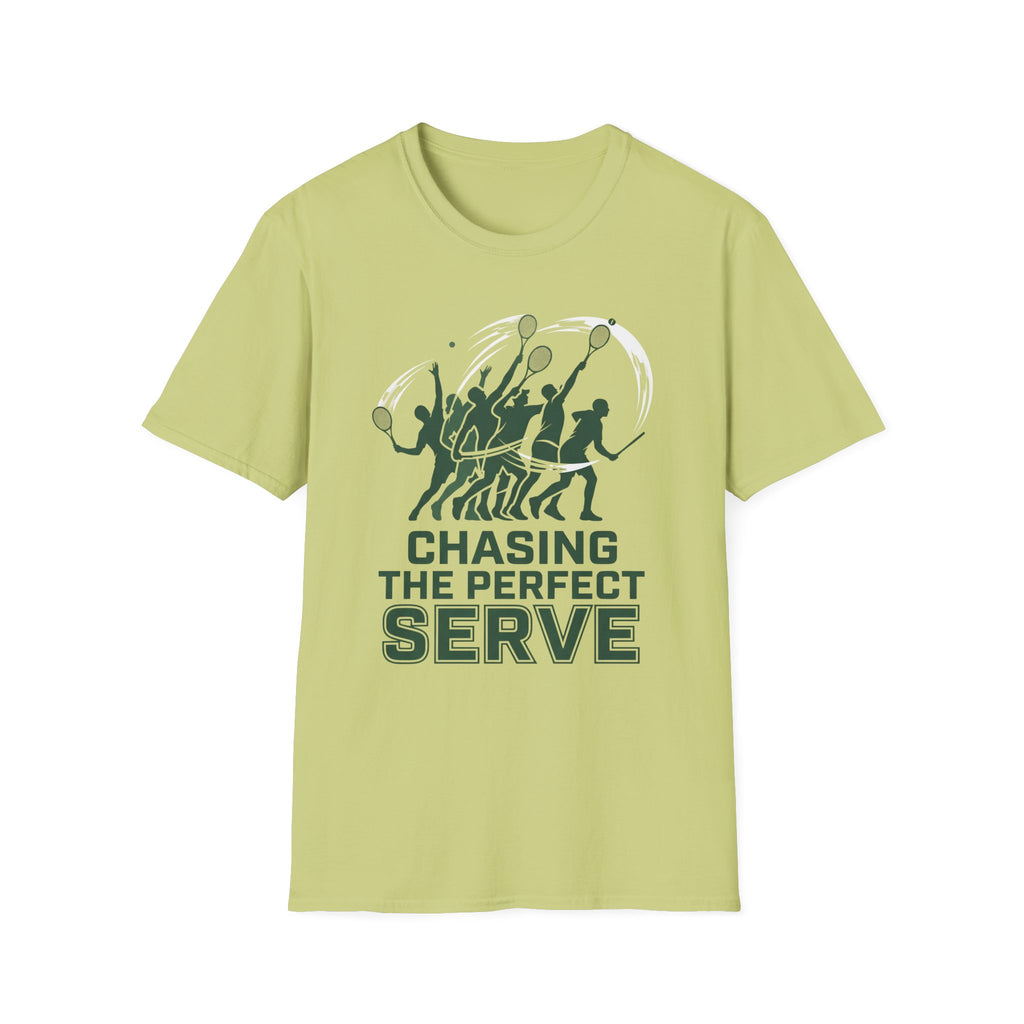 T-Shirt — Chasing the Perfect Serve Tennis Graphic Tee