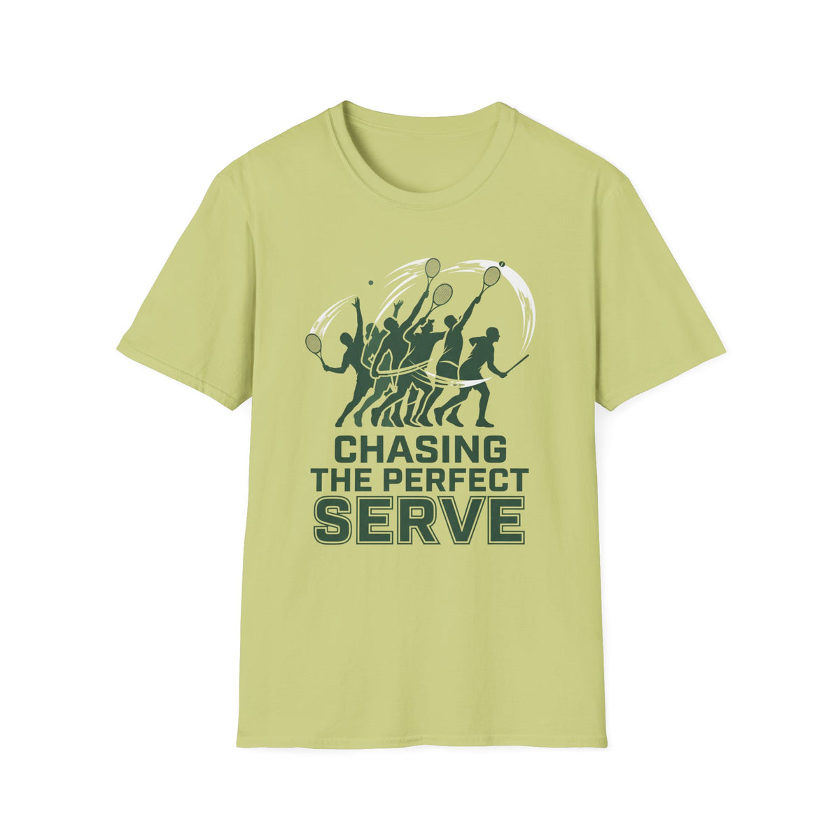 T-Shirt — Chasing the Perfect Serve Tennis Graphic Tee
