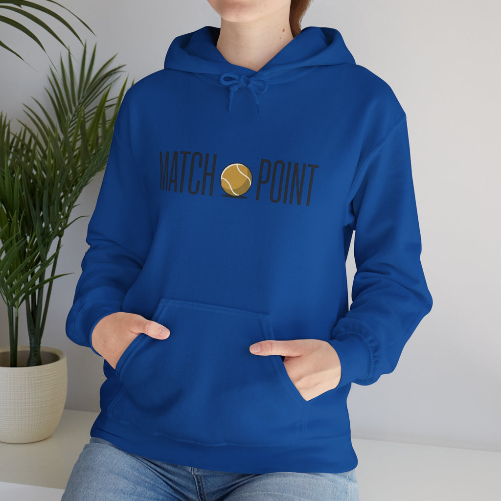 Match Point Tennis Hoodie — 'MATCH POINT' Graphic Pullover