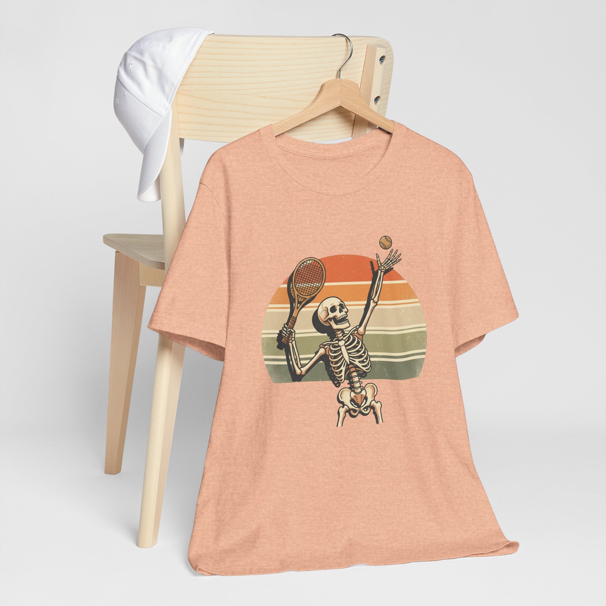 Skeleton Tennis Vintage Sunset Tee