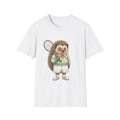 Hedgehog Tennis Player T-Shirt – Cute Animal Sports Graphic Tee