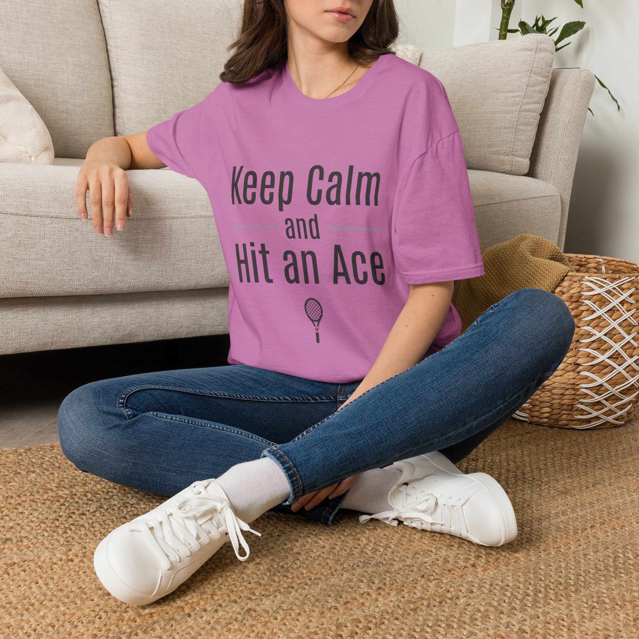 T-Shirt — Keep Calm and Hit an Ace Tennis Tee